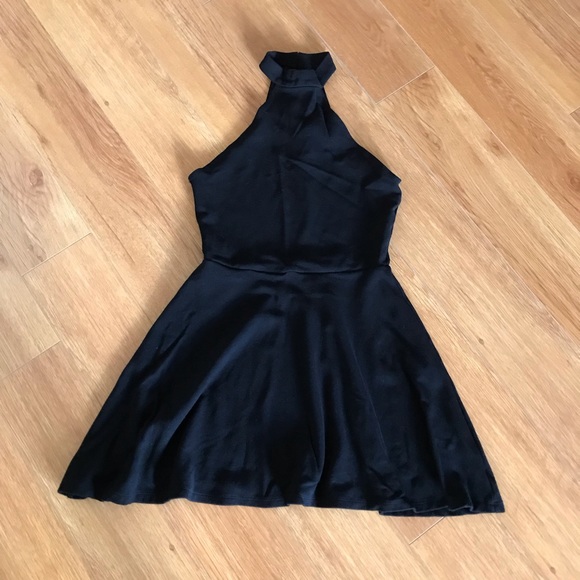 LBD Cocktail Dress Sleeveless with Chocker Collar - Picture 1 of 4